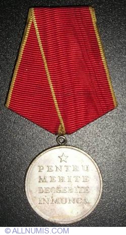 Outstanding work - merit in work medal