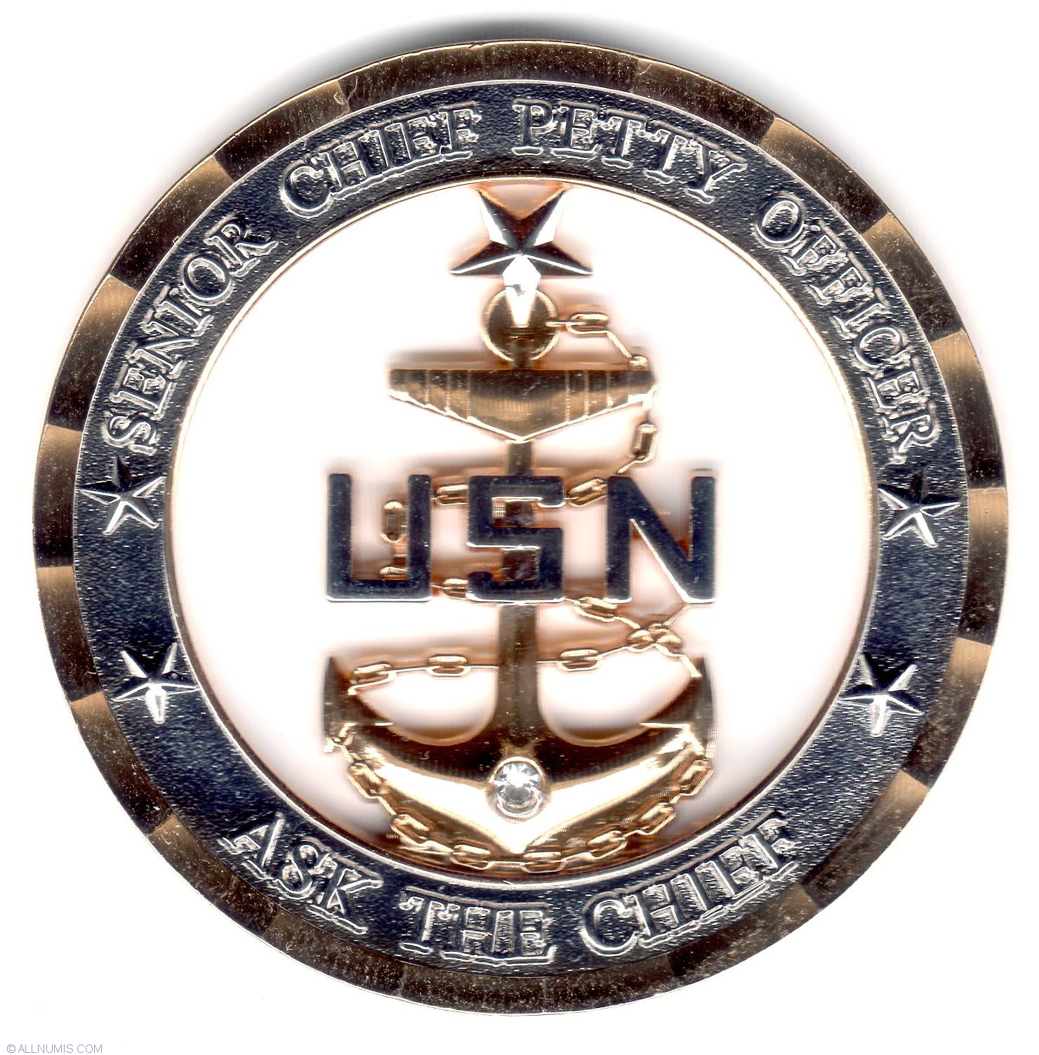 Medal Of US Navy Senior Chief Petty Officer 2013 From United States Of 