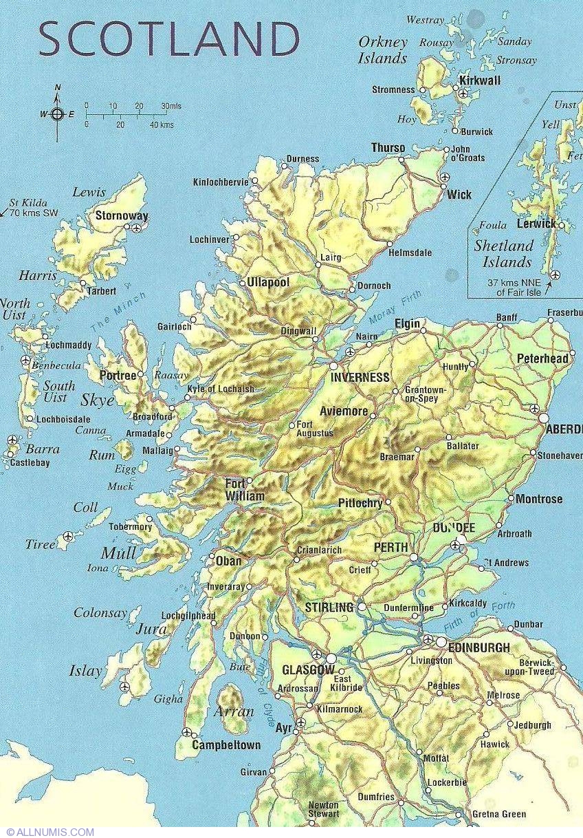 Map Scotland