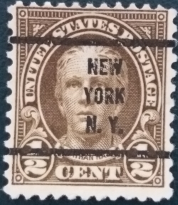 Image #1 of 1/2 Cent 1929 - Nathan Hale - precancelled