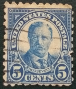 5 Cents 1922 - Theodore Roosevelt