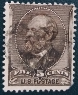 5 Cents 1882 - James A. Garfield