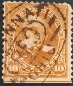 10 Cents 1898 - Daniel Webster