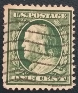 Image #1 of 1 Cent 1910 - Benjamin Franklin