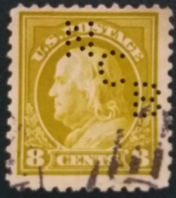 8 Cents 1917 - Benjamin Franklin