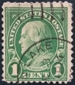 Image #1 of 1 Cent 1923 - Benjamin Franklin