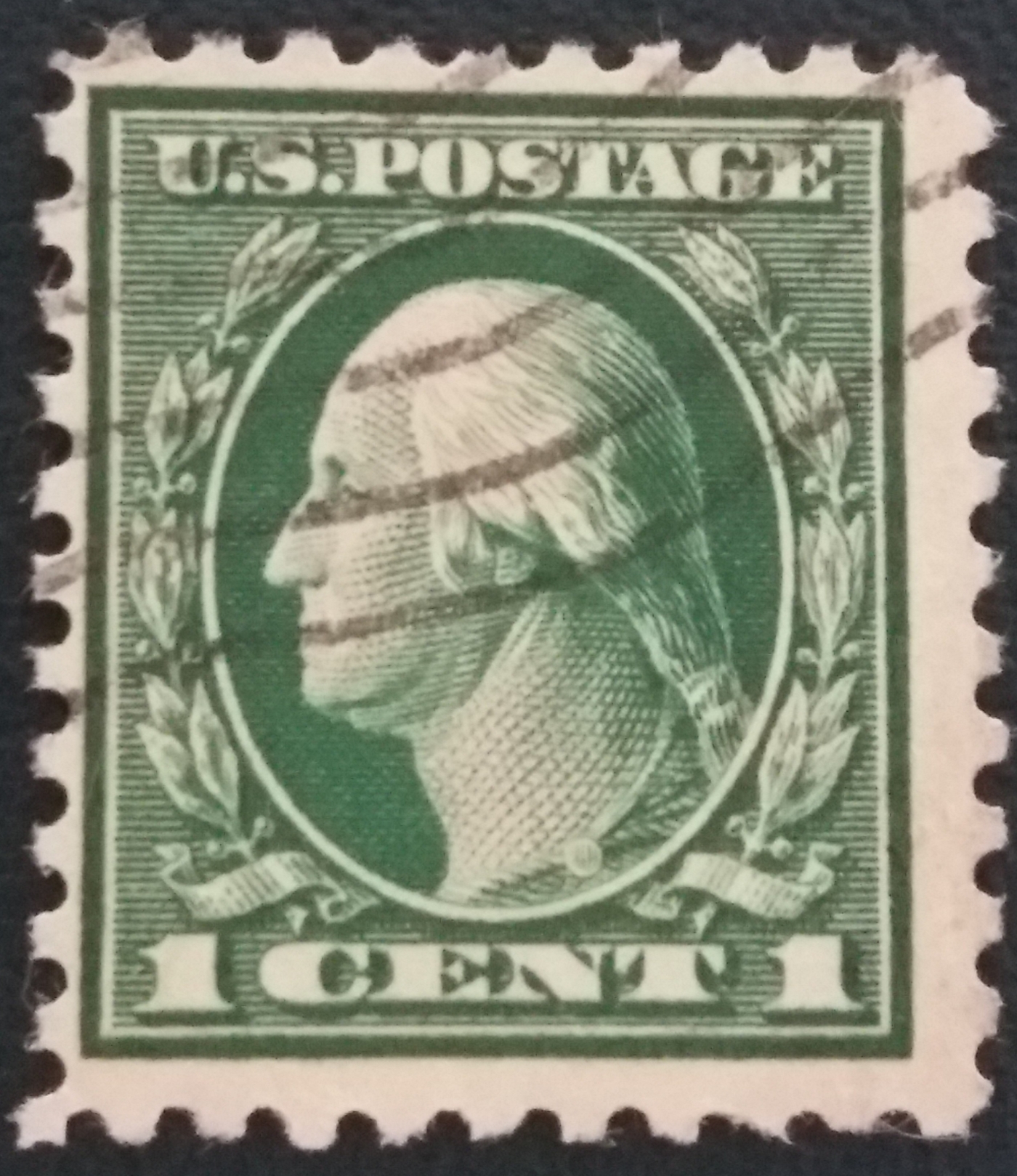 One Cent George Washington Stamp