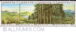 4 x 0.10 ₩  Forest series 1975