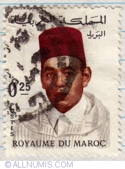 0,25 1968 -  King Hassan II