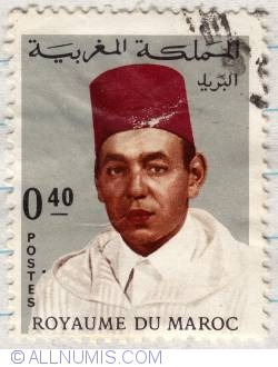 Image #1 of 0,40 1968 - King Hassan II
