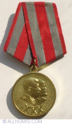 Image #1 of The Jubilee Medal - 30 Years of the Soviet Army and Navy