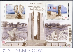 $2.50 2017 - Battle of Vimy Ridge-joint France and Canada