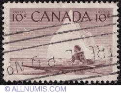 Image #1 of 10¢ Inuit Hunter 1955