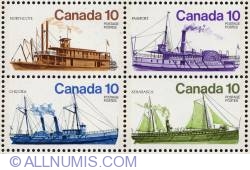 Image #1 of 10¢ Ships of Canada, Inland Vessels 1976