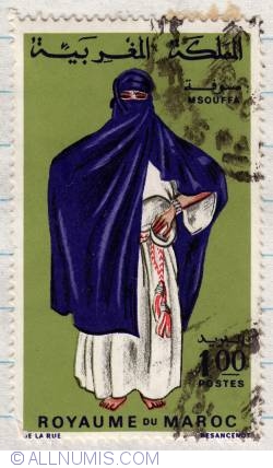 Image #1 of 1,00 1968 - Woman in Msouffa costume