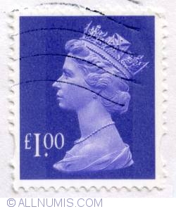 Image #1 of 1 Pound - Queen Elizabeth II