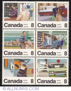 Image #1 of 8¢ Centenary of the Letter Carrier Delivery Service series 1974