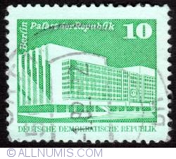 10Pf 1973 - Palace of the Republic, Berlin
