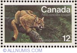 Image #1 of 12¢ Eastern Cougar, Felis concolor cougar  1977