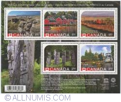 $1.20 & $2.50 2014 - UNESCO World Heritage Sites in Canada