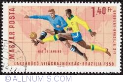 Image #1 of 1,40 forint 1950 Brazil FIFA World Cup 1966