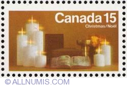 15¢ Christmas candles 1972