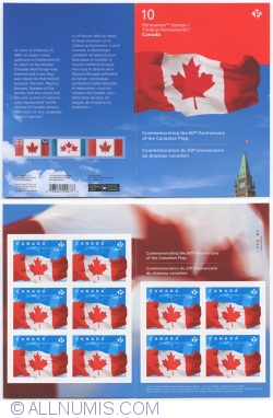 Image #1 of P 2015 - 50th anniversary of the Canadian flag-booklet
