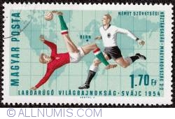 Image #1 of 1,70 forint 1954 Germany FIFA World Cup