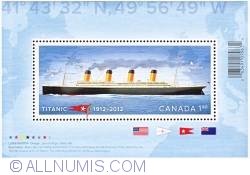 Image #1 of $1.80 2012 - Titanic 100th souvenir sheet