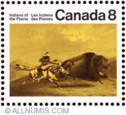 Image #1 of 8¢  Buffalo Chase 1972