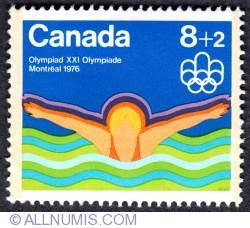 Image #1 of 8¢+2 Swimming 1975