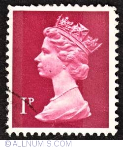 Image #1 of 1P 1971 - Machin Queen Elizabeth II