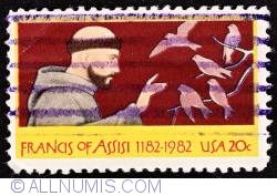 Image #1 of 20¢ Francis of Assisi 1182-1982