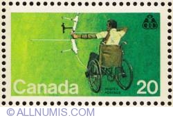 Image #1 of 20¢ Olympiad for the Physically Disabled 1976