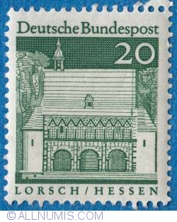 20 Pfennig Torhalle Lorsch-Hessen 1967