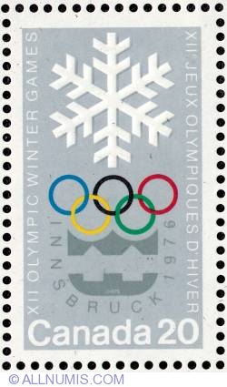 Image #1 of 20¢ XII Olympic Winter Games, Innsbruck 1976