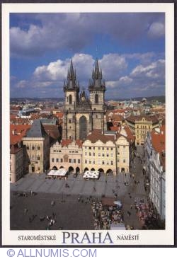 Image #1 of Prague-Old town square from the clock tower