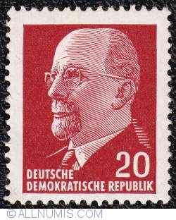 Image #1 of 20 Pfennig 1961 - Chairman Walter Ulbricht