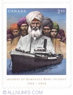 $2.50 2014 - Komagata Maru 100th Anniversary