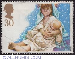 30 Pence - Children's Nativity Plays-holding the infant 1994