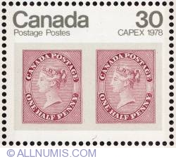 Image #1 of 30¢ Queen Victoria 1978