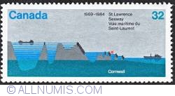 32¢ St. Lawrence Seaway 1959-1984