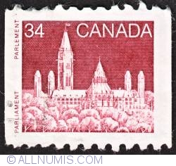 Image #1 of 34¢ Parliament building 1985