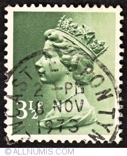 Image #1 of 3½P 1971 - Machin Queen Elizabeth II