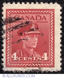 Image #1 of 4¢ King George VI 1943