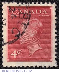 Image #1 of 4¢ King George VI 1949