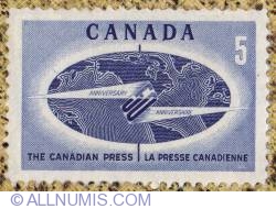 5¢ 50th Anniversary Canadian Press 1967