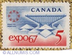 5¢ Canada's pavilion at Expo 67 1967