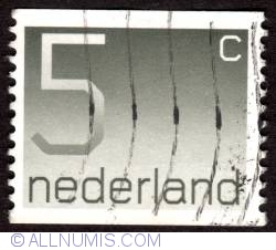 Image #1 of 5 Cents 1976 - Crouwel grey
