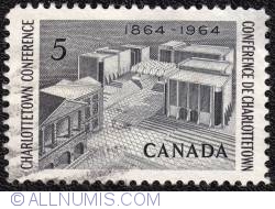 5¢ 1964 - Charlottetown Conference, 1864-1964